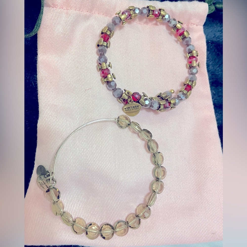 Alex and Ani Gold Charm & Beaded Bracelets